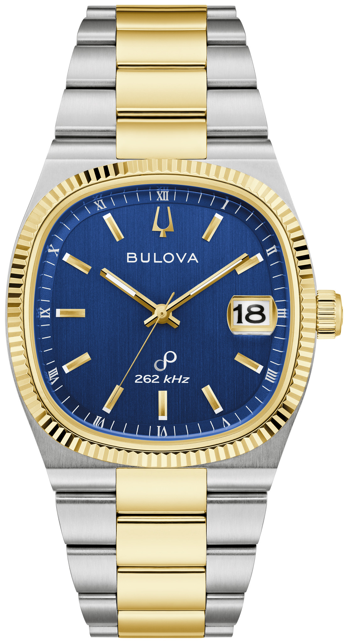 Blue Dial Stainless Steel Bracelet Super Seville 98B462 | Bulova